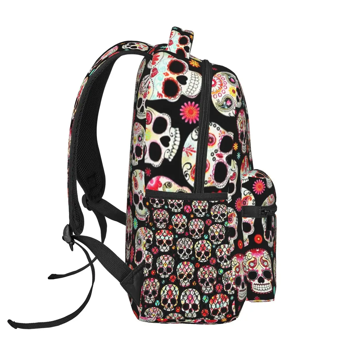 Sugar Skulls Backpack for Girls Boys Travel RucksackBackpacks for Teenage school bag