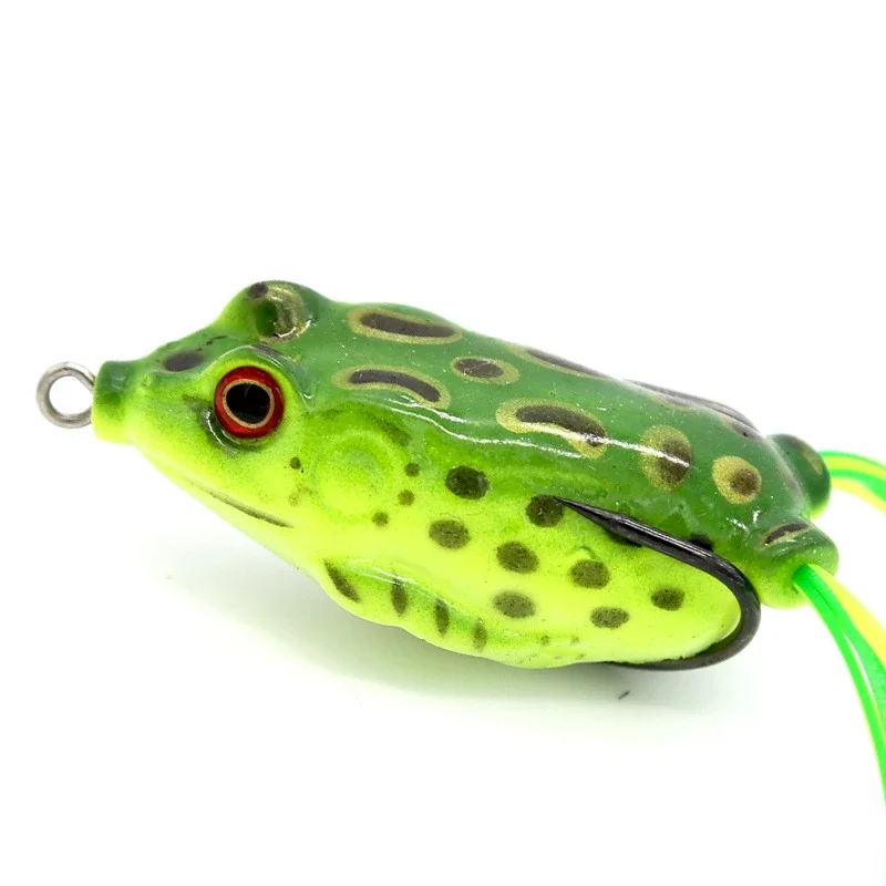 Double Propeller Frog Soft Baits Shad Soft Lure Jigging Fishing Lure Bait Prop Topwater Catfish Silicone Artificial Wobblers