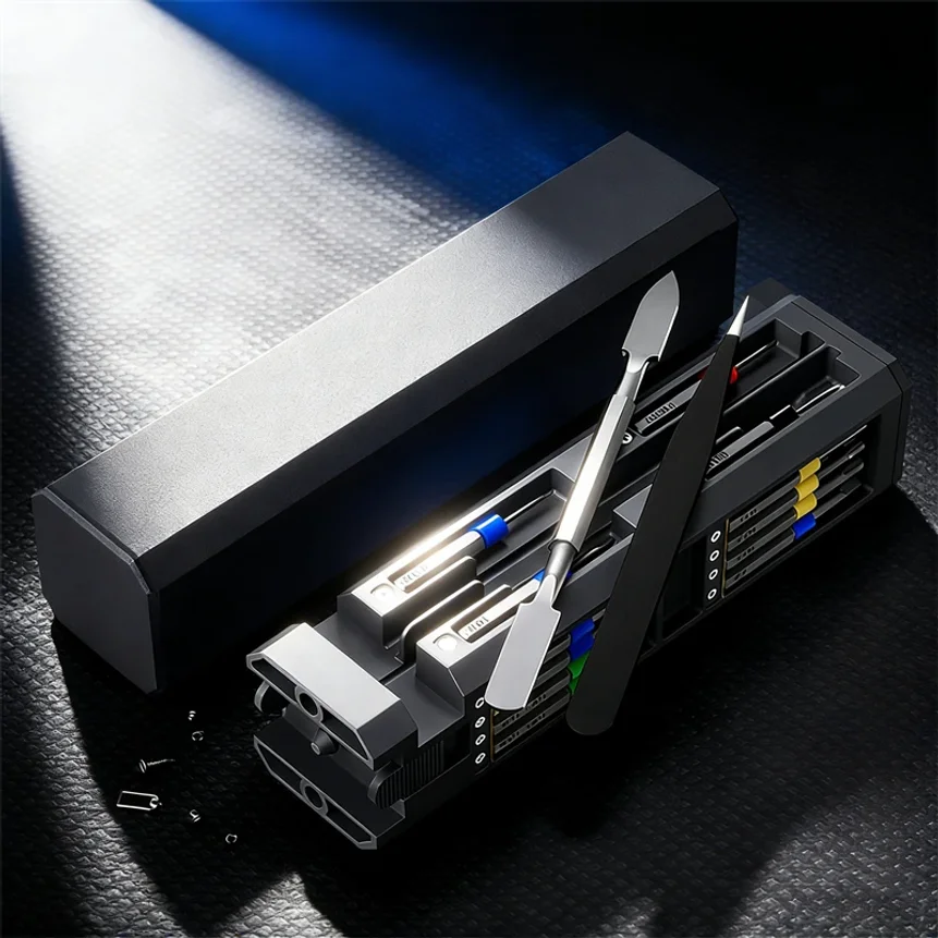 32 in 1 Precision Screwdriver Set Multifunctional Hand Repair Tool Magnetic Torx Phillips Bits for iPhone Camera Glasses