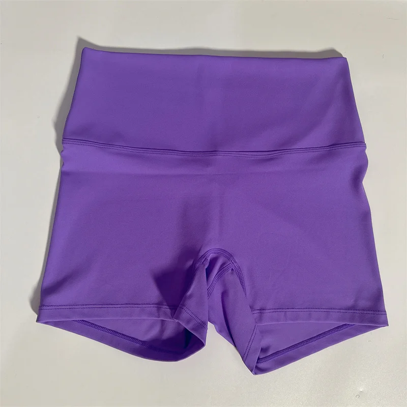 Einfarbige Yoga-Leggings mit hoher Taille, ultrakurz, weich, für Damen, Fitnessstudio, sportlich, eng, Sport, kurze Kompression, umfassendes Training, Joggen – Detail 6