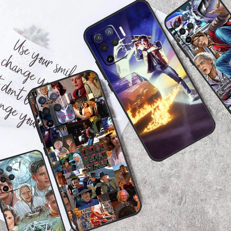 Back to the Future For OPPO A17 A16 A15 A54 A74 A94 A53S A57S A77 A52 A72 A5 A9 A53 A76 A96 A58 A78 A98 Case