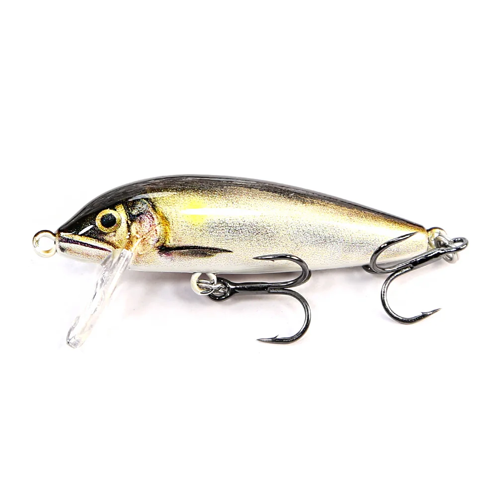 B&U Sinking Minnow Wobbler Angelköder für Barsch, Barsch, Hecht, Forellenköder und harter Köder, Jerkbait für Barsch-Angelgerät