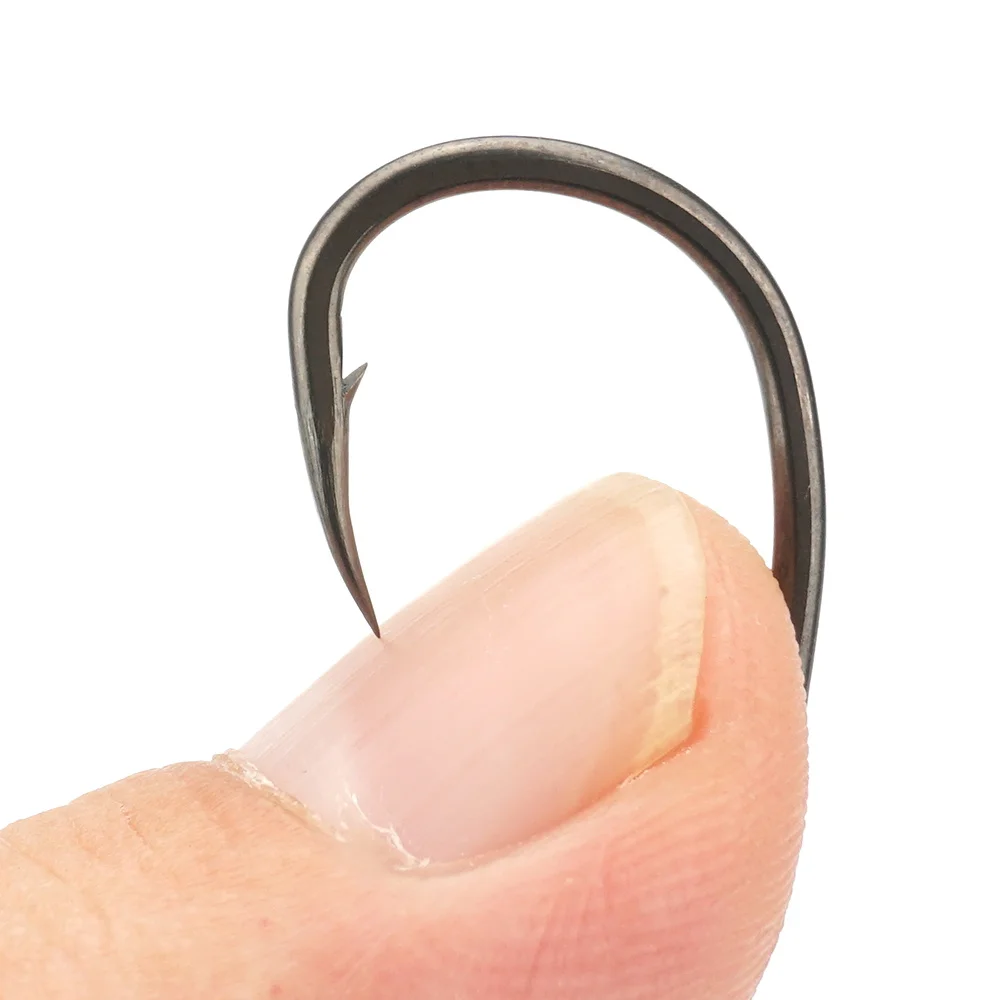 Hirisi anzuelos micro 8035 acero inoxidable PTFE con ojo - imagen 4