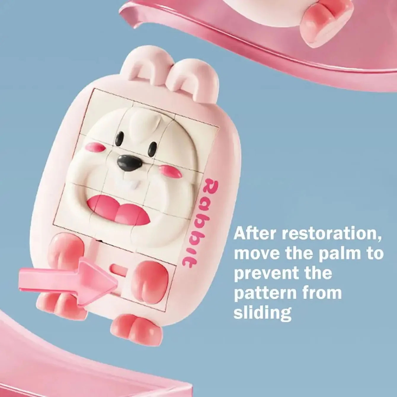 เกมปริศนาสไลด์ 3 มิติ รูปสัตว์การ์ตูน เสริมสร้างทักษะการคิด พกพาสะดวก เหมาะสำหรับการเดินทาง