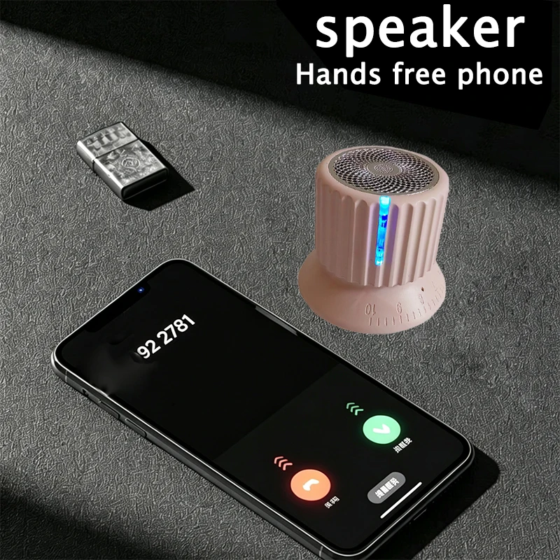 Advanced Wireless Speaker with Magnetic Base, Compact and Portable, Good-Looking Design, Perfect for Outdoor Activities, Desktop view 4