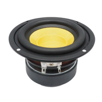 1Pcs 115MM 4 Inch 4 Ohm 40W Midrange Woofer Speaker Hifi Audio Bass Fiberglasses DIY Bookshelf Round Loudspeaker