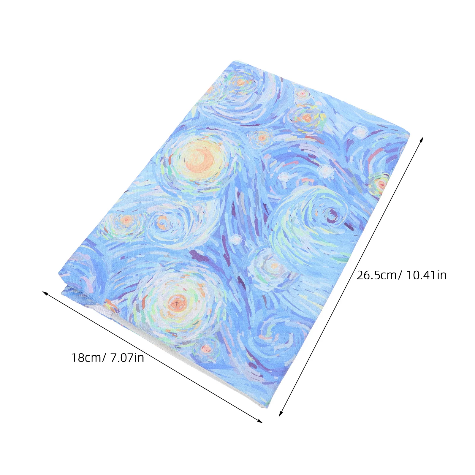 Stylish Fabric Book Sleeve Cover for B5 Composition Notebook Journal Protector Reusable Travel School Accessory Case