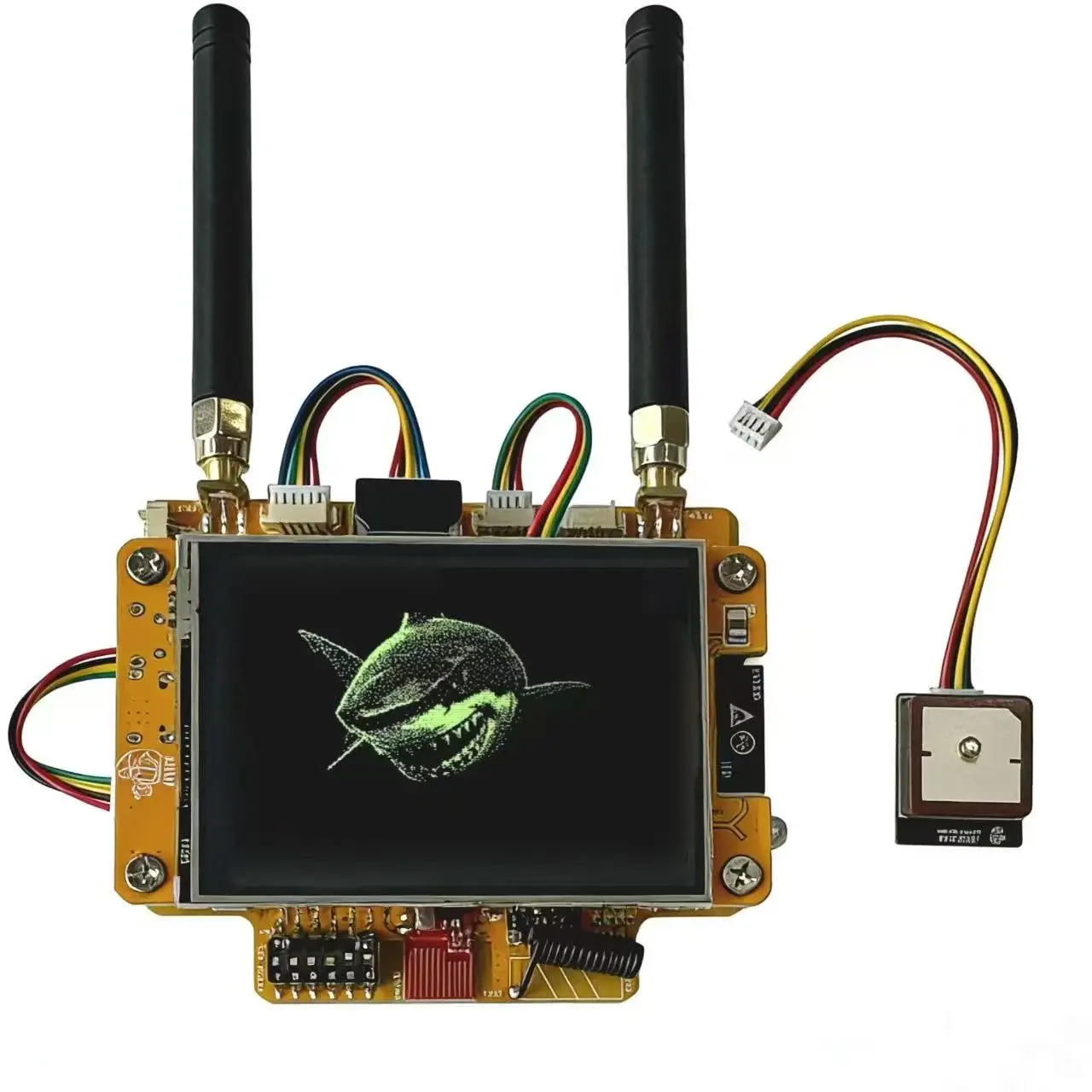 El Sombrero Complementario NM-RF-Hat, RF Multibanda para ESP32-2432S028 Bruce CYD CC1101 NRF24 PN532 IR TX/RX 433M OOK con Gestión de Energía y Ranura TF