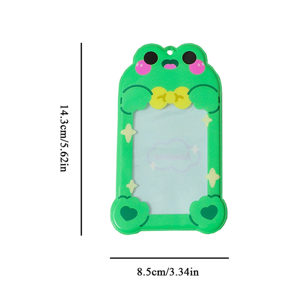 Cute Cartoon Photo Card Holder Idol Photo Protective Students Card Protectors Mini Photo Album Id Card Holders Subway Cards Bag