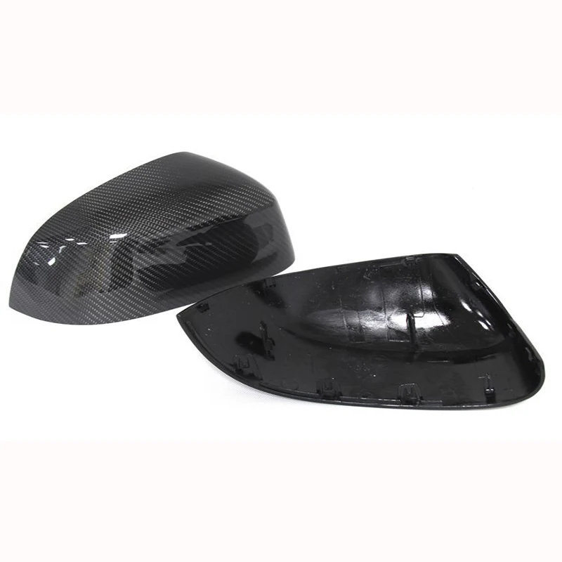 Carbon Fiber Fibre Side Mirror Cover Caps for BMW X3 X4 X5 X6 F15 F25 F26