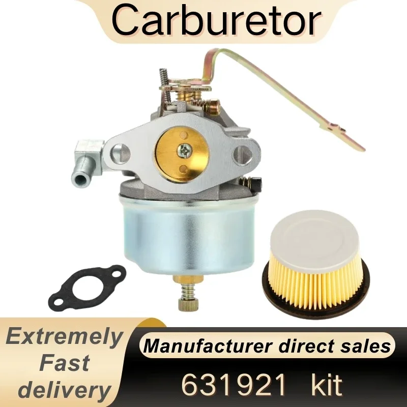 

Carburetor for Tecmmseh H25 H30 H35 Engine with Gasket Lawn Mower Tiller Chippe 3 3.5 Hp 3hp Engines 631921 632284 631070 631245