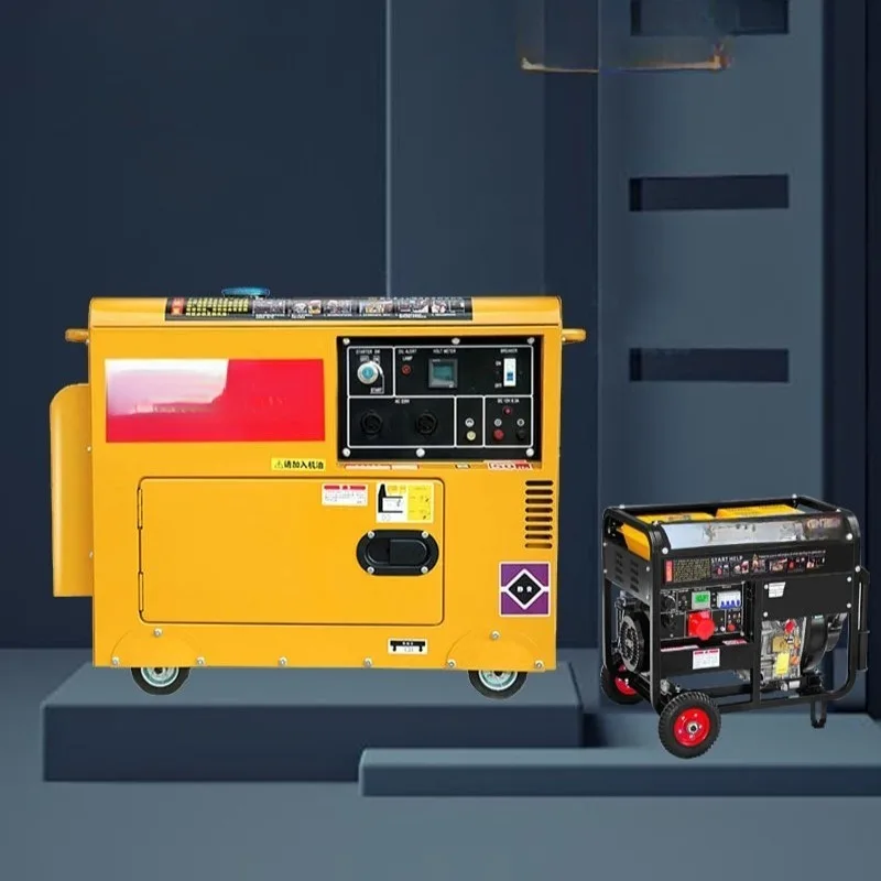 Silent diesel generator set 10KW three-phase 380V