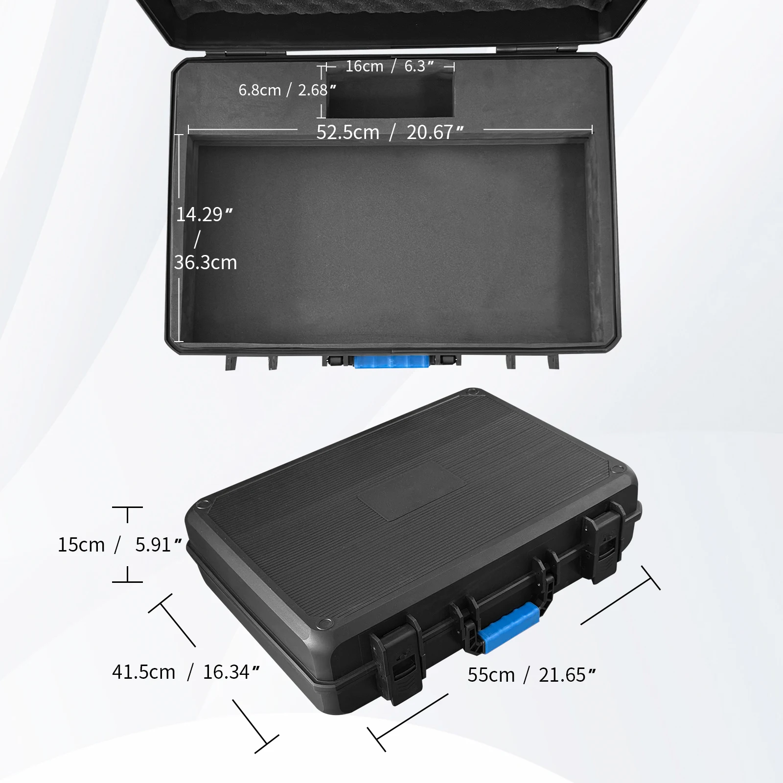 Protective Hard Carrying Case Compatible with Line 6 Helix Stadium XL Floor, Plastic Hard Shell Case with Custom-Fit EVA Interio