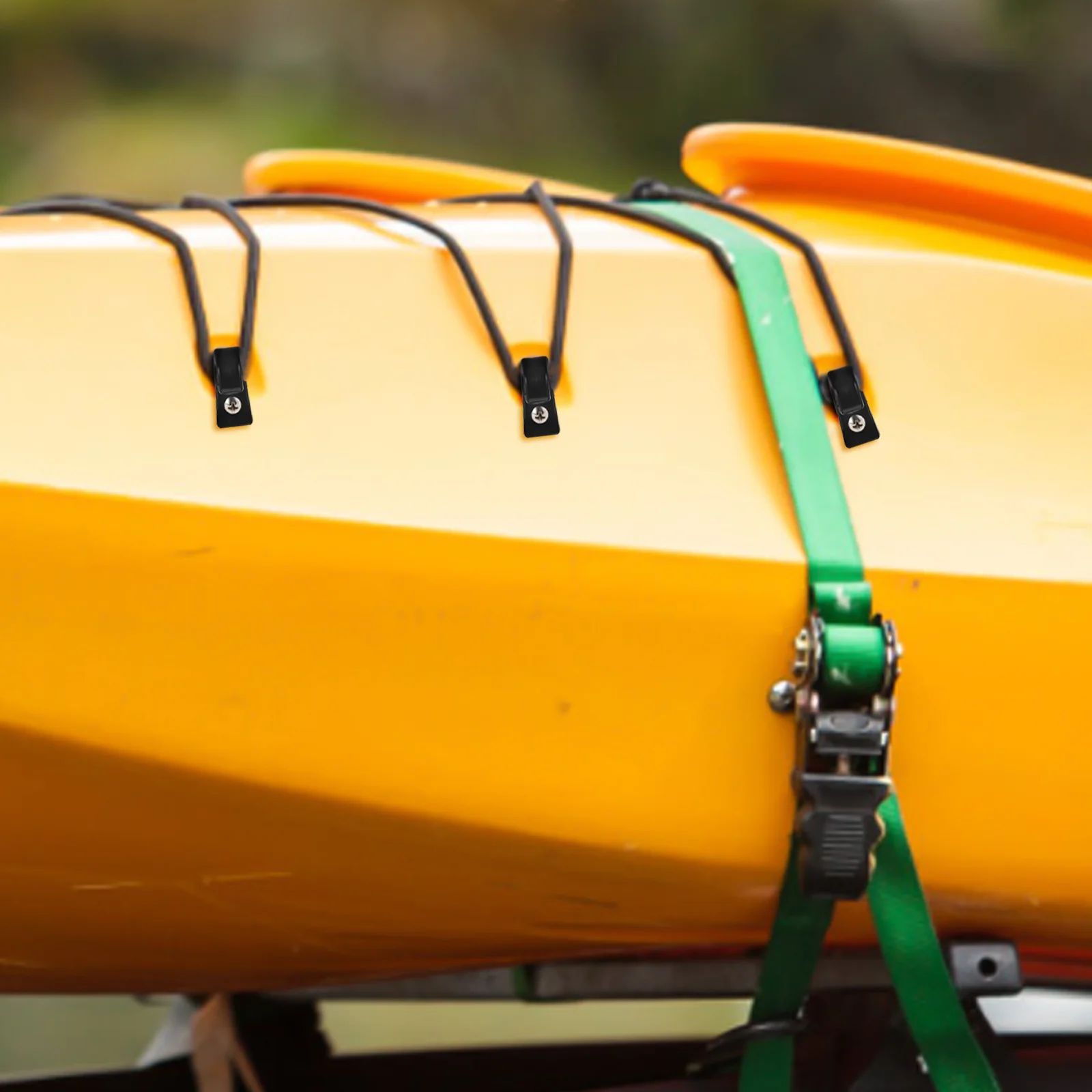 

1Set Kayak J-Shaped Hook Compact Lightweight Outdoor Canoe Accessory Multi-Function Sturdy Lashing Bungee Hook