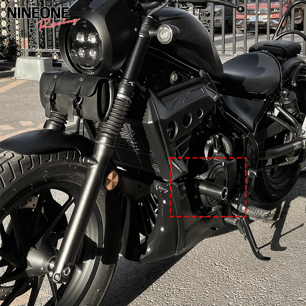 ホンダ反乱 250 300 500 CL500 CMX250 CMX500 フレームスライダークラッシュパッドプロテクター落下保護エンジン Graud