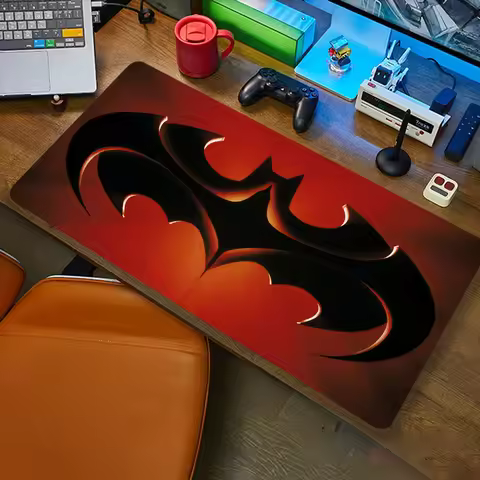 B-Batmans Movie Mousepad Computer Office Game Table Mats XXL Rubber Anti-slip Gaming Keyboard Long Desk Pads