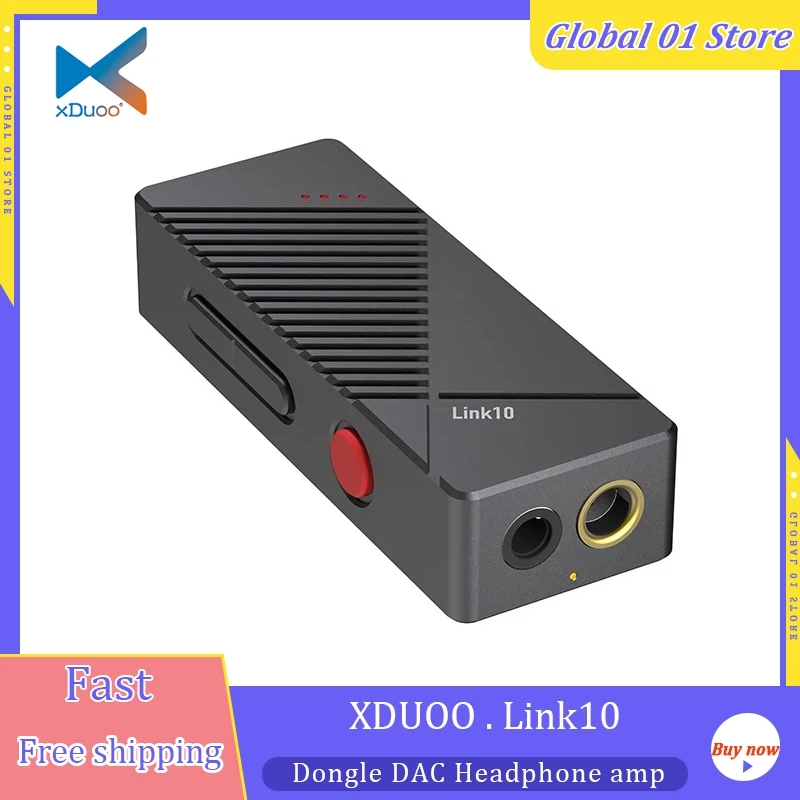 Xduoo Link10ヘッドホンアンプ デュアルCS43131 USB C DACドングル DSD256デコード Type-C - 3.5mmジャックアダプター オーディオアンプ
