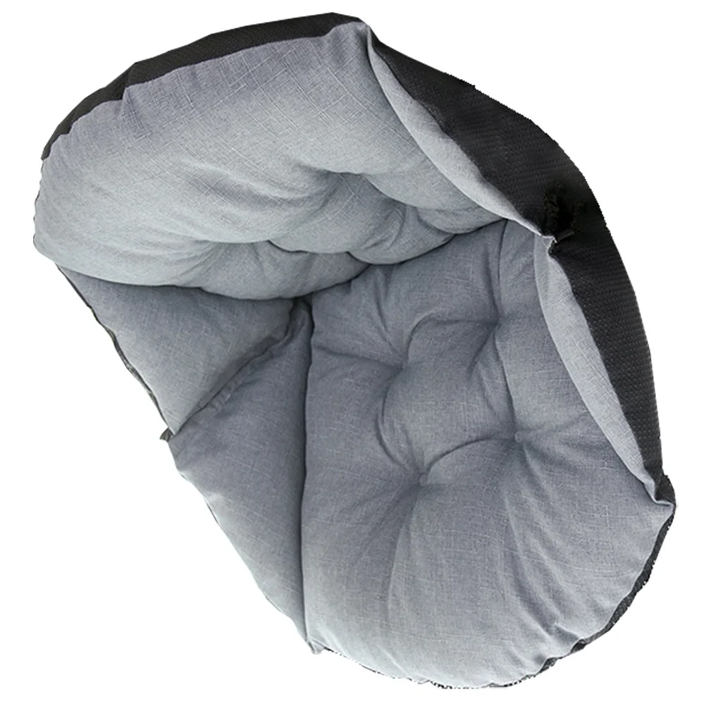 سميكة كرسي داعم للفقرات القطنية وسادة رمادي شتاء دافئ وسادة للمقعد للمنزل مكتب غرفة نوم غرفة المعيشة ديكور مسند الظهر العملي