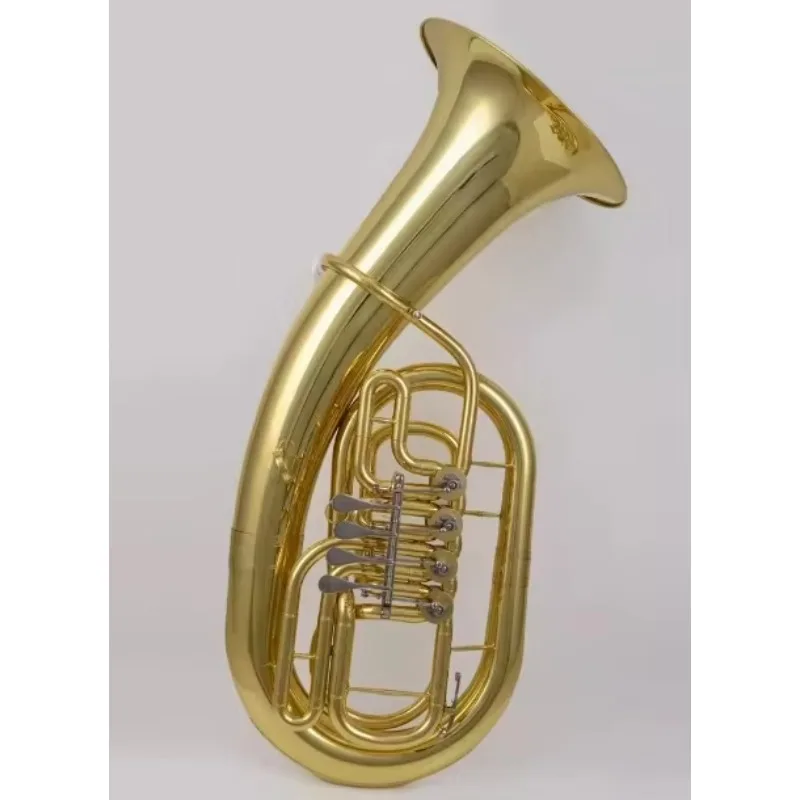 2025 Trompa de baixo compensadora profissional de eufônio com 4 válvulas e design de furo grande