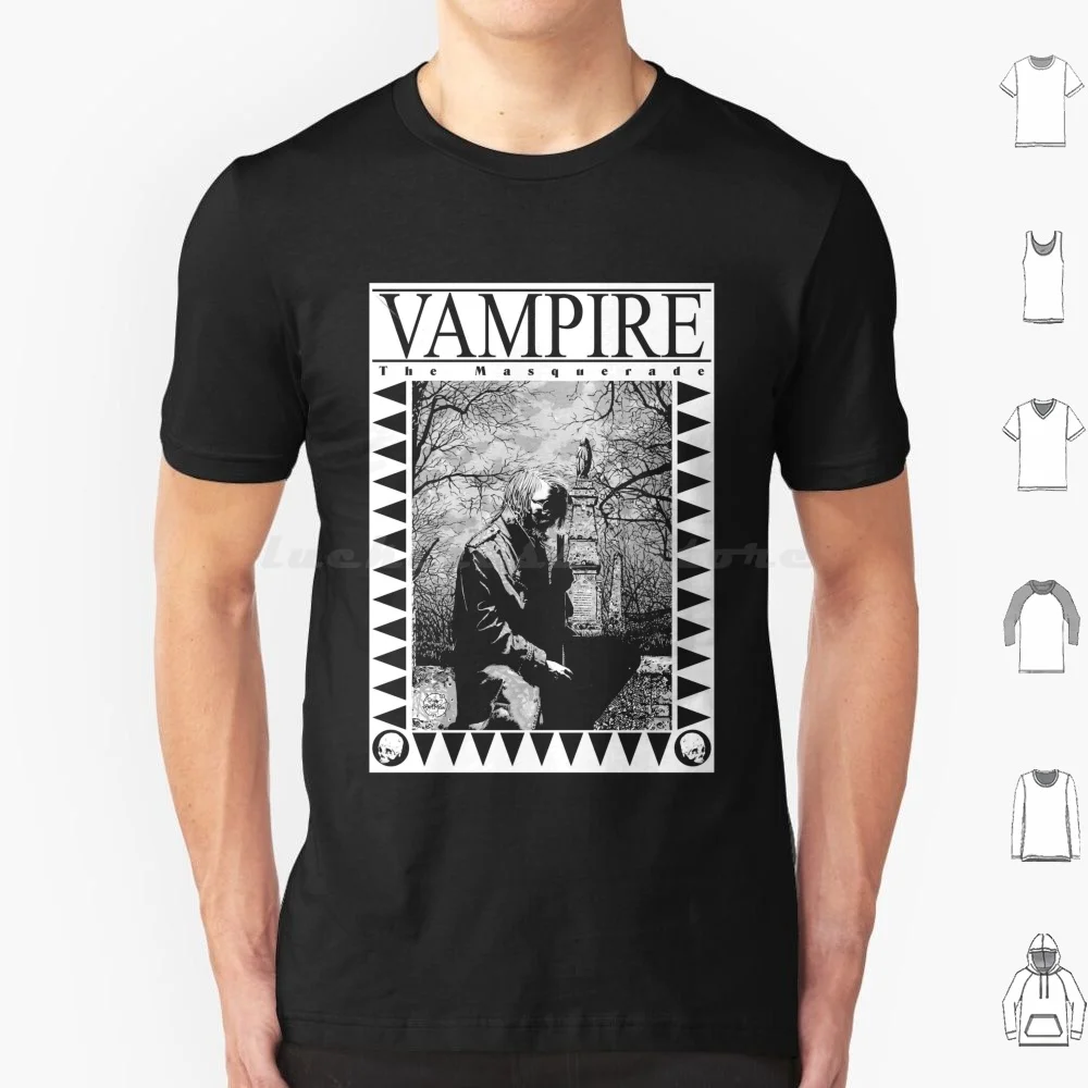 Retro : Vampire : The Masquerade 2 T Shirt Cotton Men Women Diy Print Vampire Vampire The Masquerade Tim Bradstreet Classic