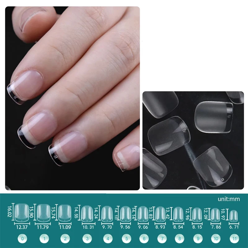 ネイルチップ フルカバー ソフトジェル 付け爪カプセル さまざまな形状とスタイル プロのネイルエクステンション DIY 120個