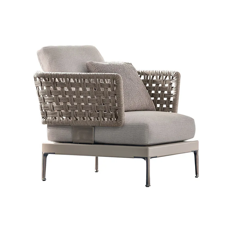 

Modern Rattan Outdoor Furniture Set Wicker Aluminum Sofa Garden Sets for Courtyard Hotel and Villa