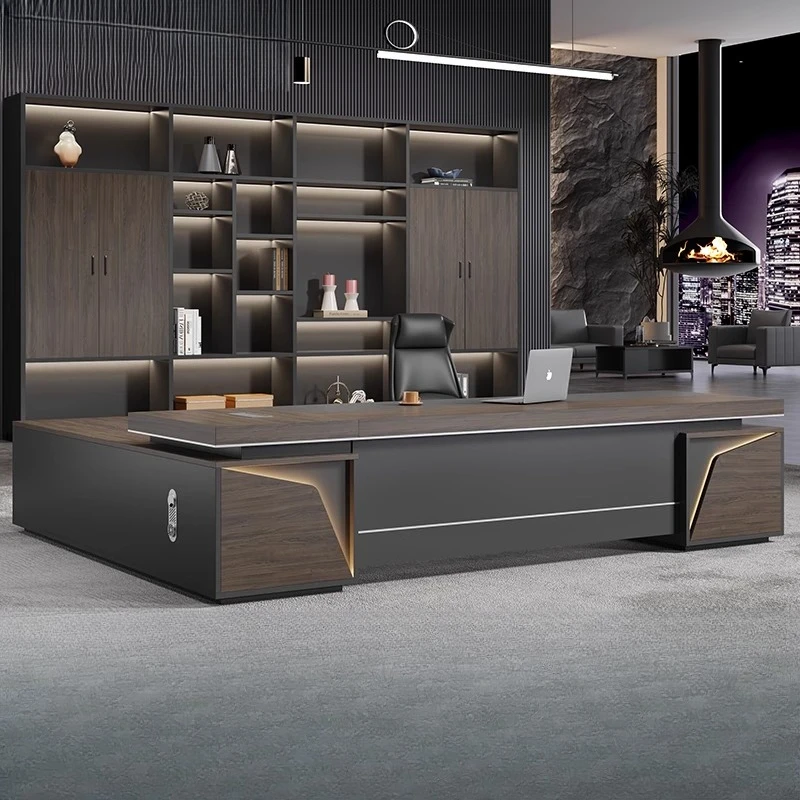 Desk Wooden Modern Wood Large Executive Desk Modern Office Desk Furniture