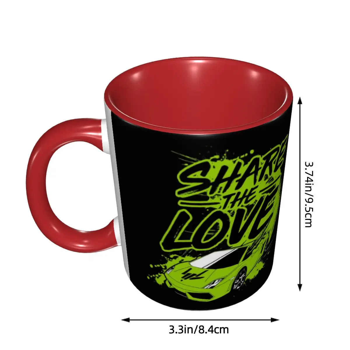 Youth Share The Love Mug Funny Ceramic Coffee Cups Tea Mugs Milk Cup Drinkware Gifts for Friends DIY Custom