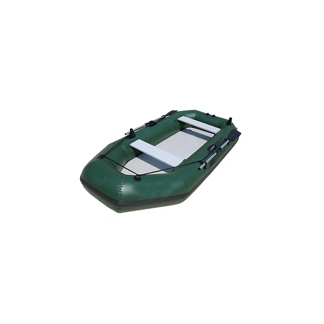 Manufacturer Wholesale 4 Person Air Mat Floor 0.7mm PVC Inflatable Boat Rowing Boats for Family Outing