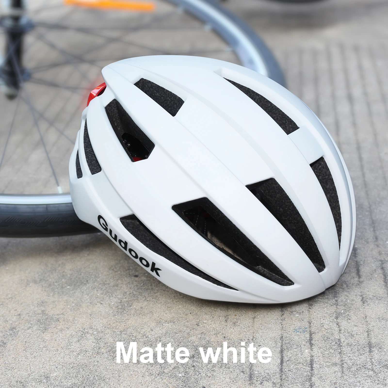 Fahrradhelm für Erwachsene mit wiederaufladbarem USB-Rücklicht – leichter Fahrradhelm für Männer und Frauen, verstellbarer Radfahren, Rennradfahrer – Detail 11