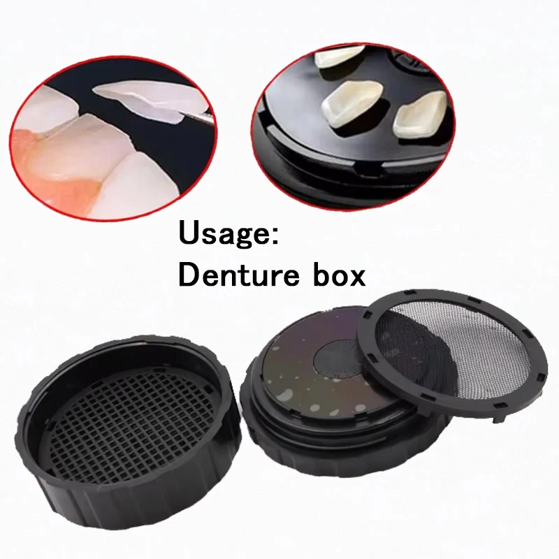 Dental Box All Ceramic Pretreatment Patch Tooth Storage Box Flushable Dental Tools Laboratory Dentistry Accessories