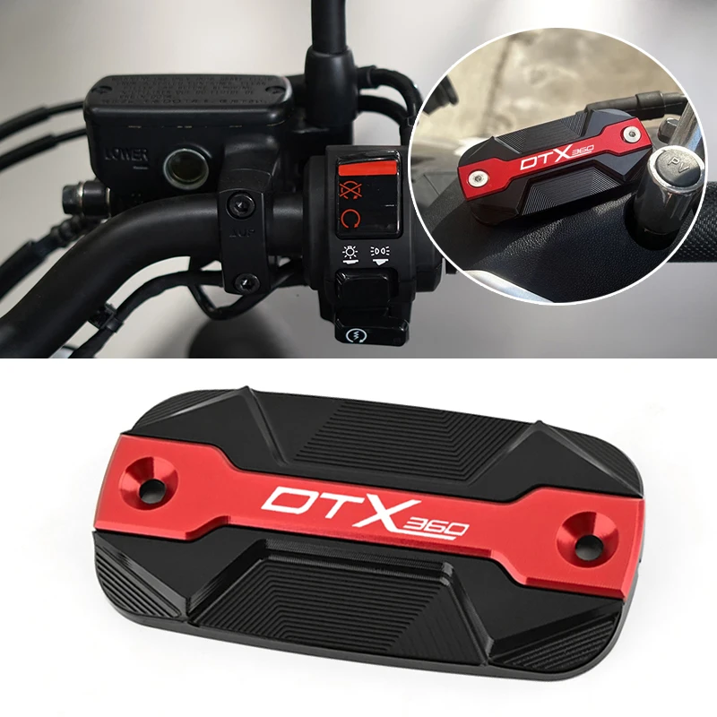 Para KYMCO DTX 360 DT X360 360 TCS DTX360 2022 2023 Acessórios CNC para Motocicleta Tampa do Reservatório de Fluido de Freio Dianteiro