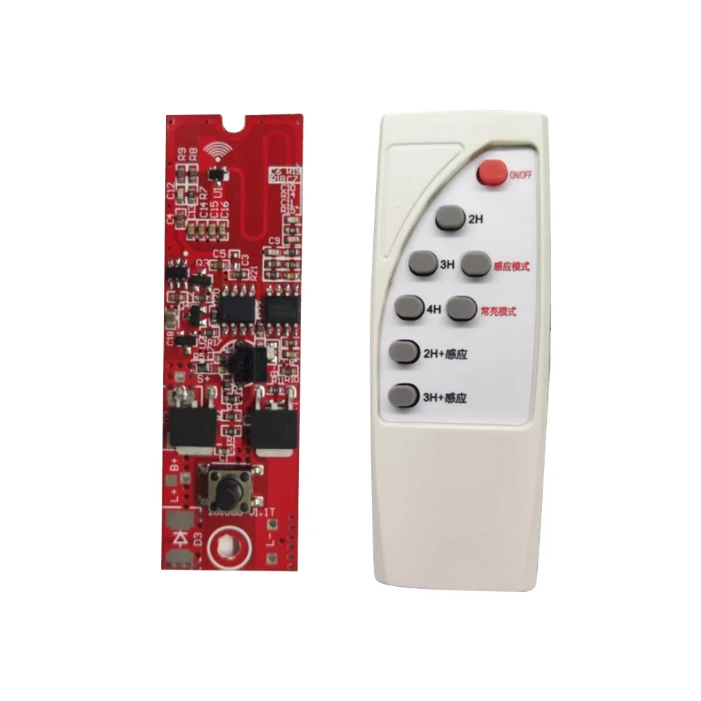 3.2V 3.7V Sensor Circuit Board Remote Control Solar Induction Controller Human Induction Light Control for Home Wall Lamp Lights