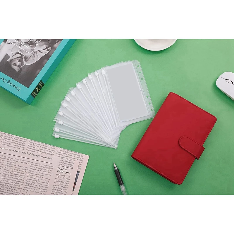 Budgeting Cash Envelope, 30 Pcs Budget Binders Set, With Cash Envelope, A6 Binder, For Saving Money Envelope Storage Bag