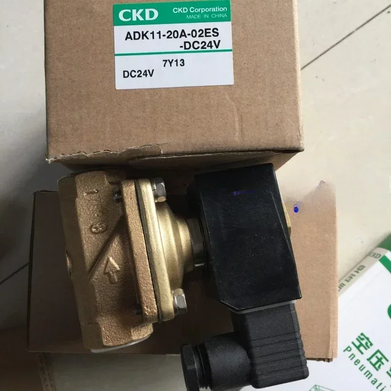 Pilot Operated Fluid Solenoid Valve ADK11-20A-02ES-DC24V Original ADK11-20A Series