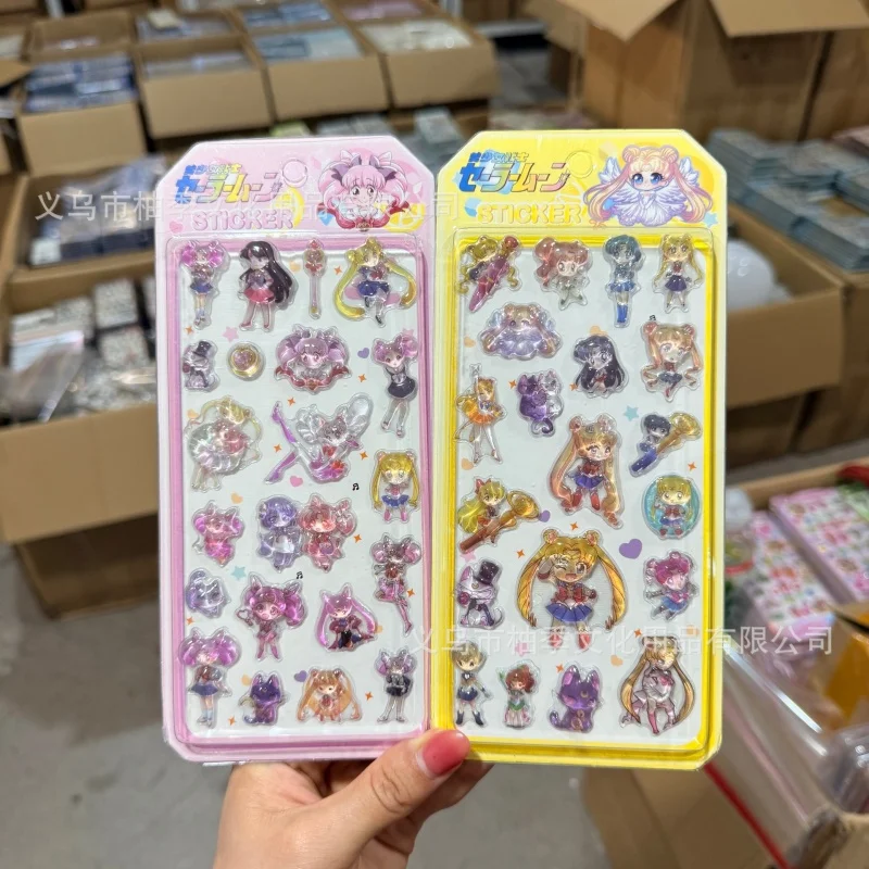 40pcs Japanese 3d Stereo Relief Stickers Cartoon Anime Pattern Diy Phone Case Journal Scra