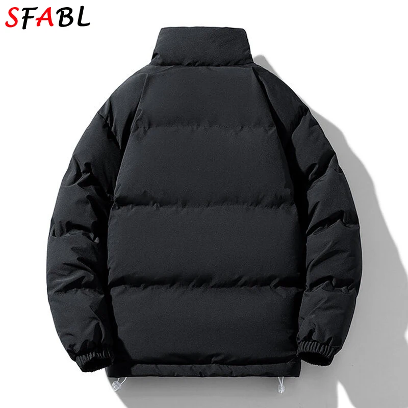 Loose Puffer Jacket Men Windbreak Winter Men\'s Coats Oversize Parka Cotton Padded Coats Thick Warm Korean Women Padding Outwear