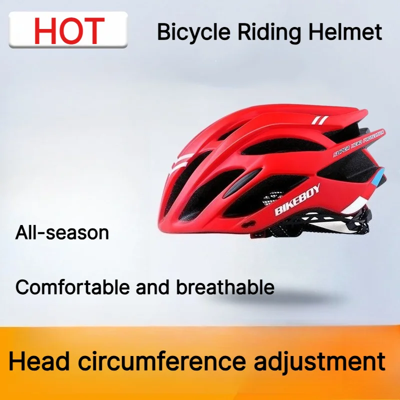 

Bikeboy Men and Women Adults MTB Moutain Bike Cycling Helmet Bicycle Helmet Ultralight Protective Gear Head Protection Bikes
