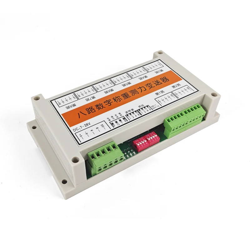

Eight Channel Digital Load CelL Transmitter RS485 Modbusrtu Weighing/Force Amplifier Automatic Force Measurement Digital Filter