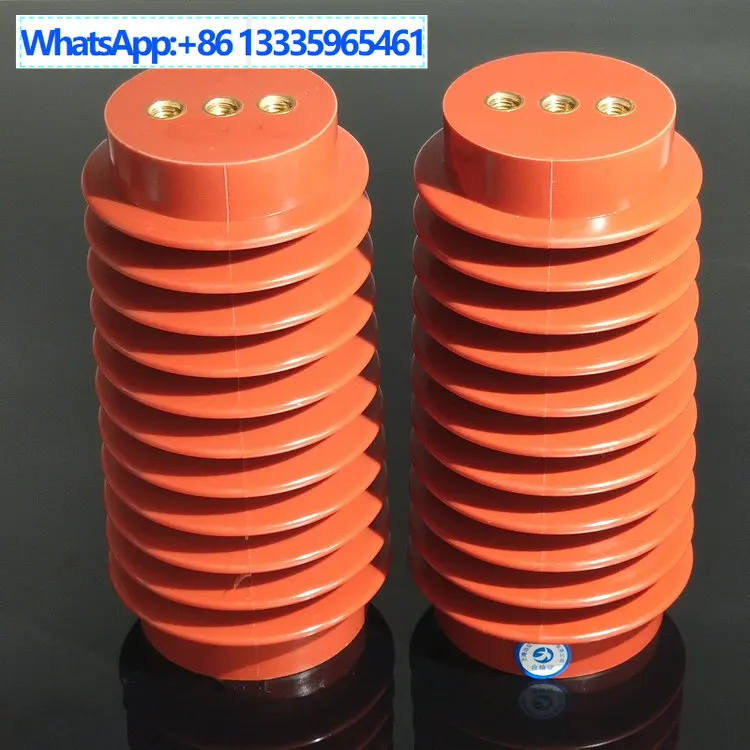 

24KV indoor high voltage pillar insulator ZJ3-24Q 110 * 210 epoxy resin high voltage pillar insulator