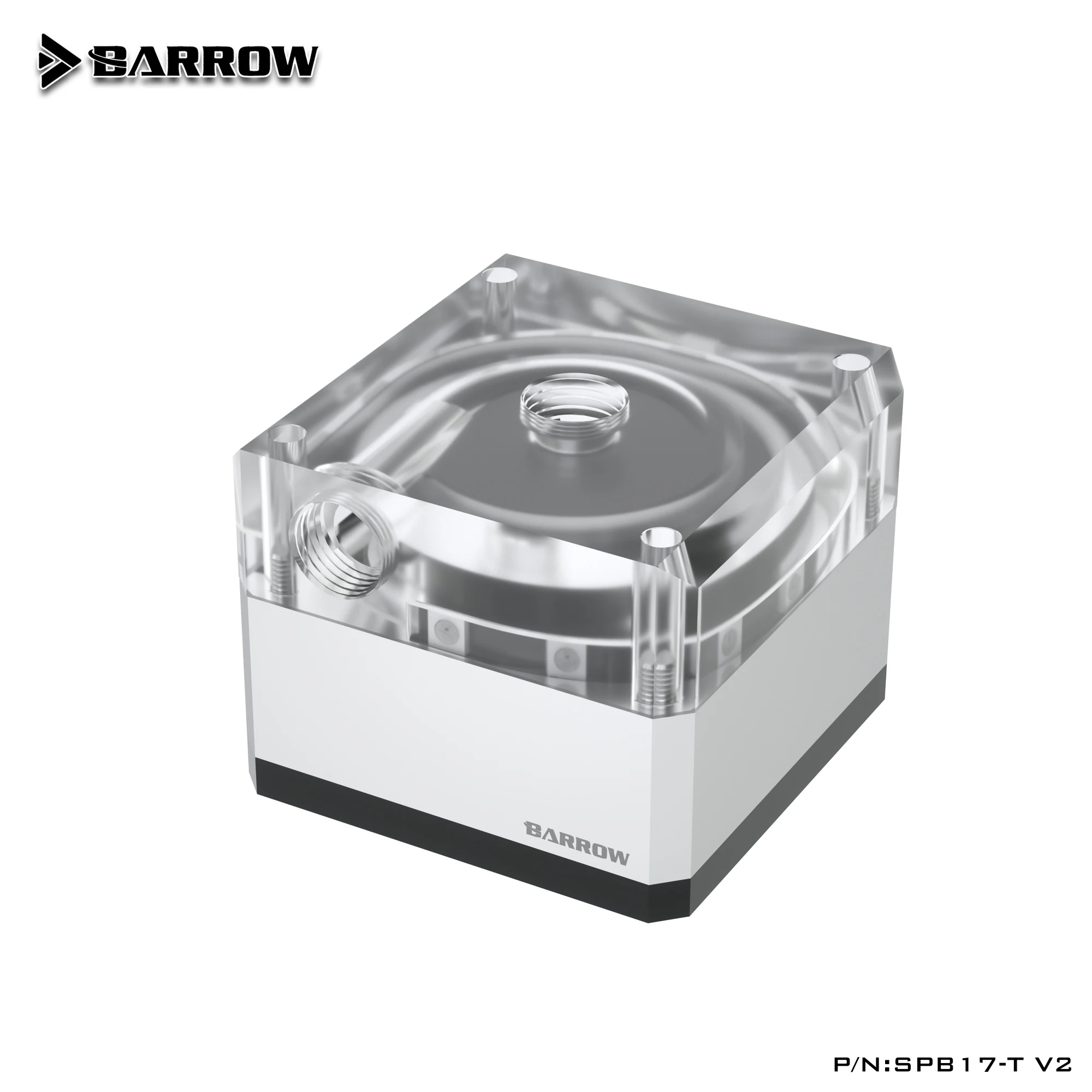 Imagem -03 - Barrow-pwm Velocidade Control Pump Grupo 17w Use para Faça Você Mesmo Fluid Distro Plate Water Cooling Aurora Spb17-t v2