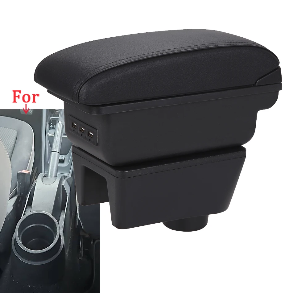 For Seat Ibiza Armrest Box For Seat Ibiza 6j Ibiza 6L Car Armrest Auto Storage Box Retrofit parts Interior Car Accessories Arm