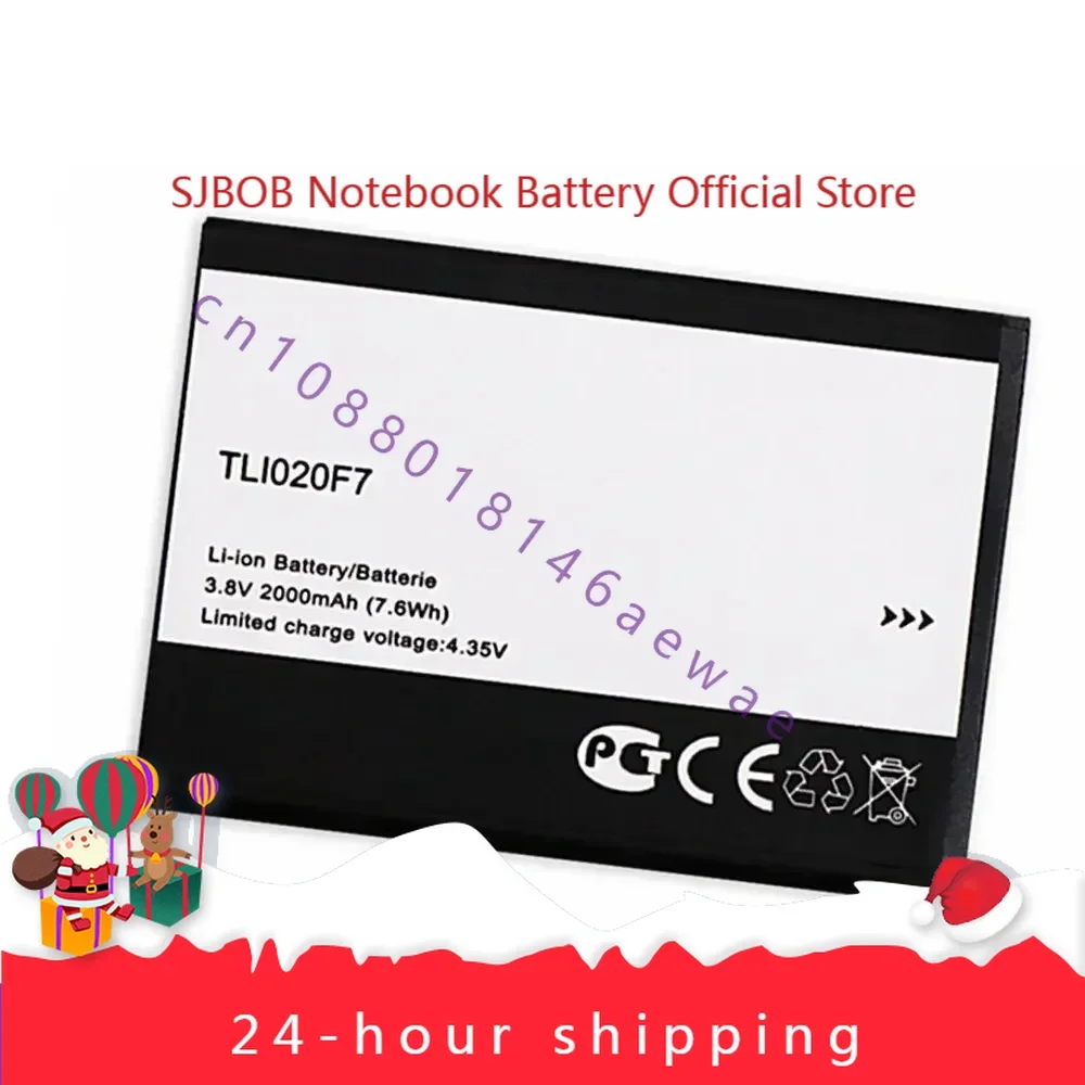 TLI020F7 2000mah 7.6wh 3.8v for Alcatel PIXI 4 5045D Pop 2 5042D C7 7040 7040D 7041 7041D J720 J720T J726 Smartphone batteries