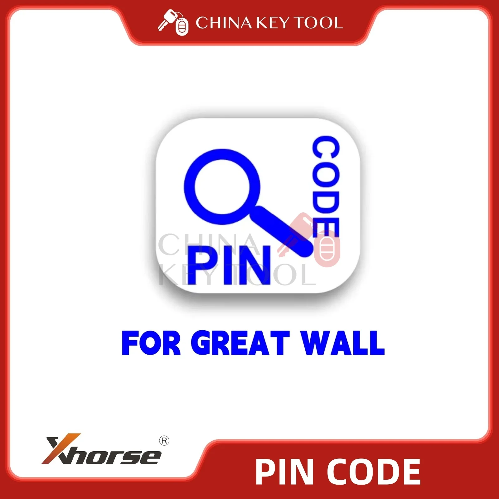 Immo pin code calculation service for GREAT WALL