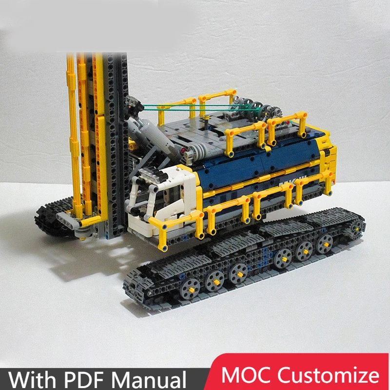 

3929 шт. MOC креативный грунт для бурения, модульные строительные блоки, модель, обучающая сборная игрушка для мальчиков, Рождественский подарок