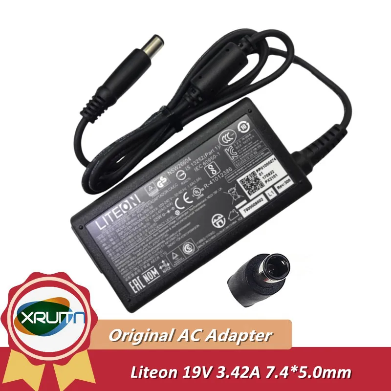 

Genuine Liteon PA-1650-50 65W 19V 3.42A 7.4*5.0mm AC Adapter Charger Power Supply PA-1650-90