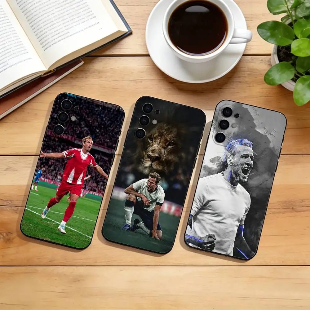 Harry Kane  Phone Case For Samsung S25,S24,S21,S22,S23,S30,Ultra,S20,Plus,Fe,Soft Silicone Black Cover