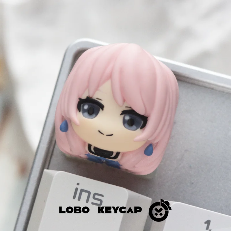 Lobo Bang Dream! It'S Mygo Hand-Made Keycap Resin Keycap Mechanical Keyboard Keycaps Cute Customized Gaming Accessories Gift