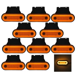 10pcs/4pcs 12V-24V Caminhão Lado Marcador Luz LED Trailer Luzes Refletor Van Clearance Luzes Para Scania Para DAF caminhão Para Isuzu