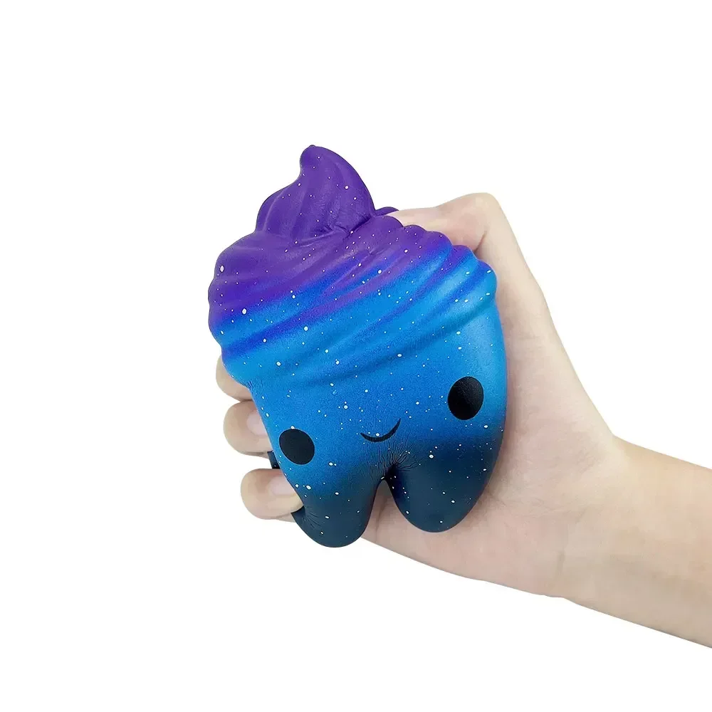 معجون أسنان الأسنان شكل الأسنان ارتفاع بطيء ضغط الهدايا انتعاش بطيء الحسية تململ هدية اليد سبينر طب الأسنان عيادة الأطفال